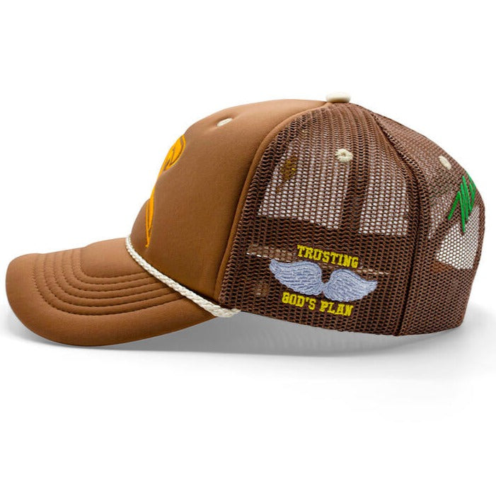 MOUR CAP - Detroit Structured Foam Trucker - BROWN