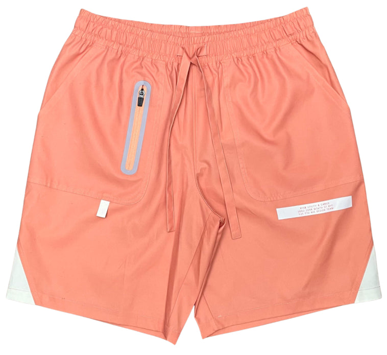 RED TAG APPAREL - Red Tag Utility Cargo Short - SHELL CORAL