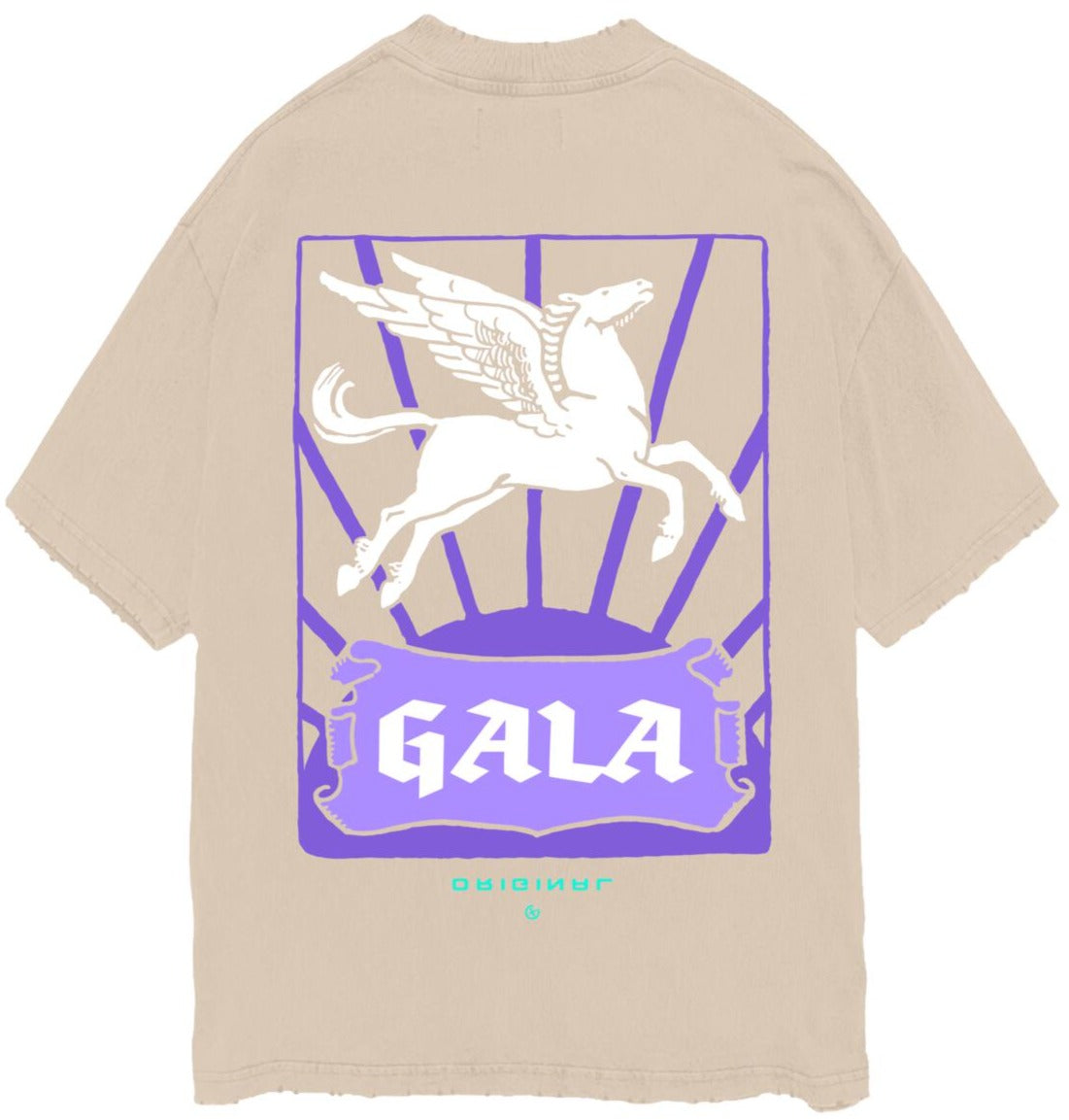 GALA - "RESULTS" TEE (VINTAGE SAND)