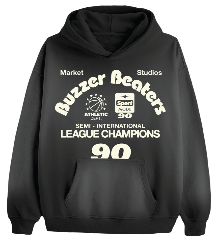 MARKET STUDIOS - BUZZER BEATERS HOODIE - BLACK