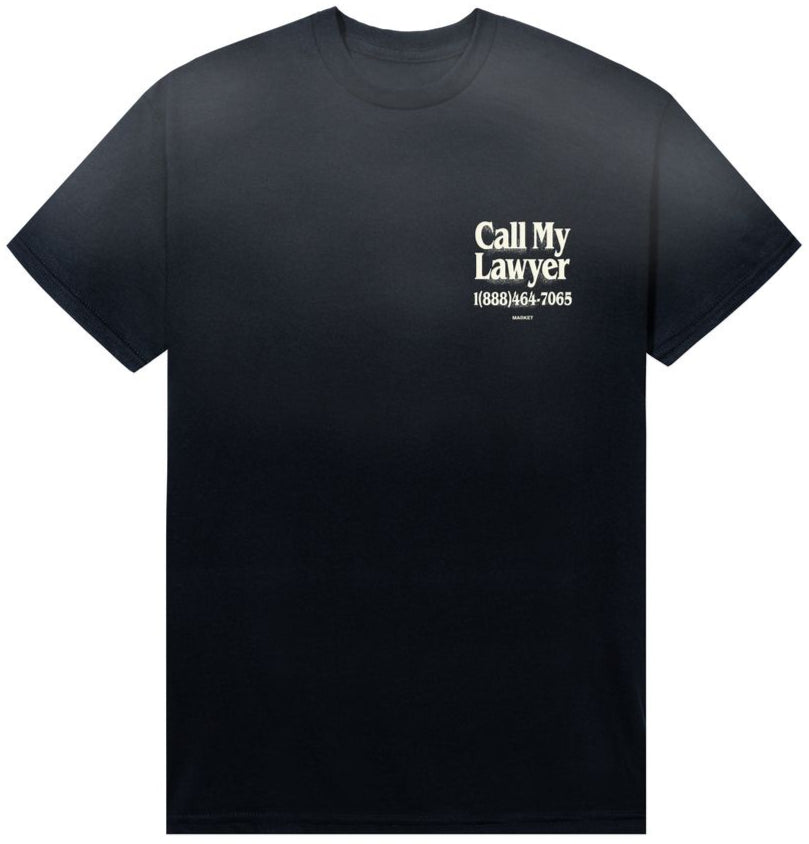 MARKET - CALL MY LAWYER 3D T-SHIRT - PIRATE BLACK