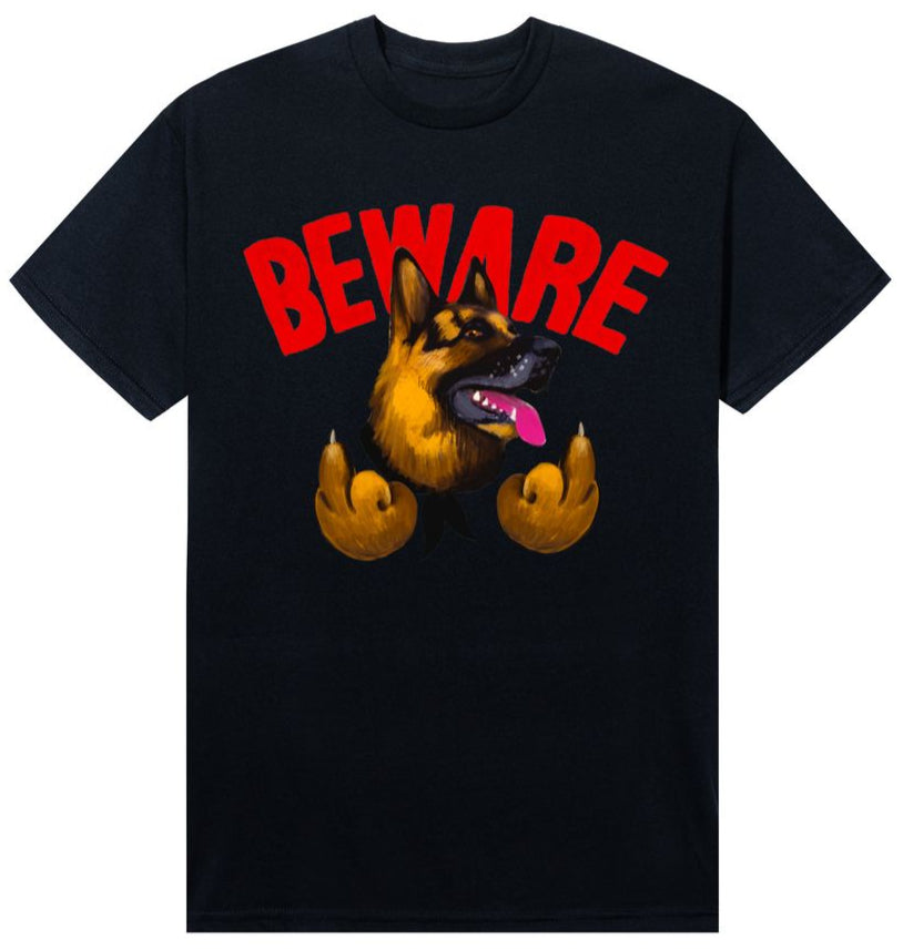 MARKET - BEWARE THESE T-SHIRT - PIRATE BLACK