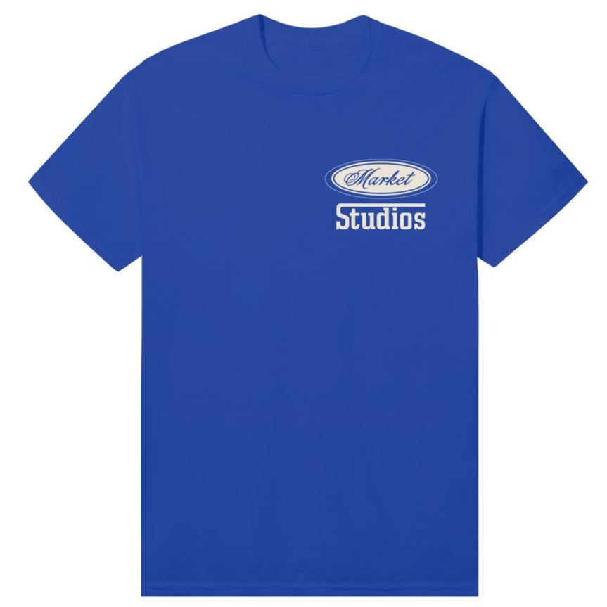 MARKET - STALLION T-SHIRT - DAZZLING BLUE