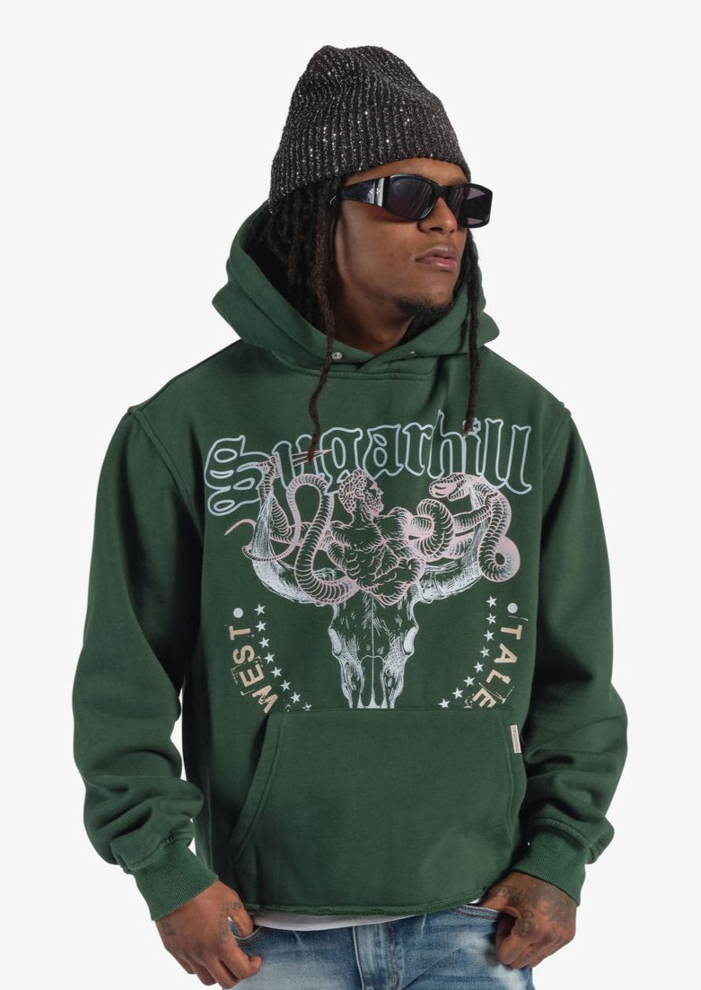 SUGARHILL - “MEMOIR” HOODIE - (DARK GREEN)