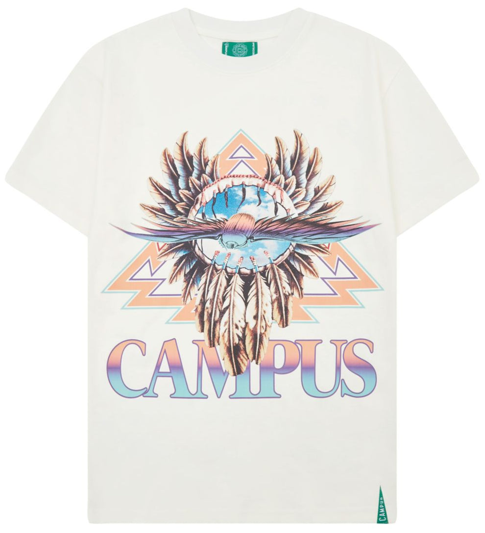 CAMPUS - WORLD TOUR T-SHIRT - CREAM