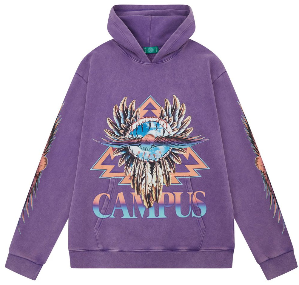 CAMPUS - WORLD TOUR  HOODIE AND JOGGER PANT - VINTAGE PURPLE