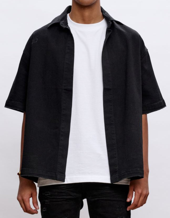 ANOM - JEAN TOP OASIS  - BLACK WASH