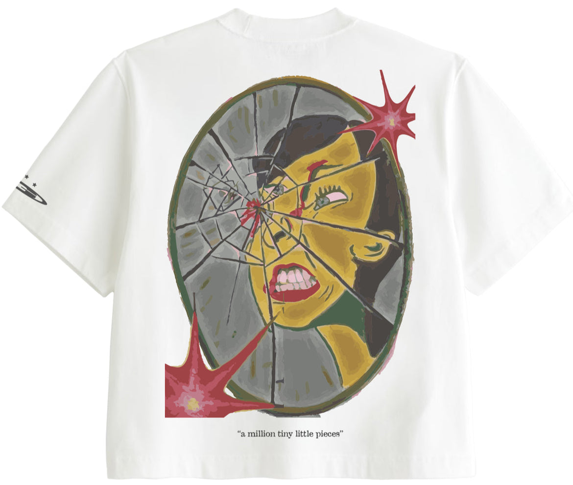 GALA - TINY PIECES TEE - WHITE