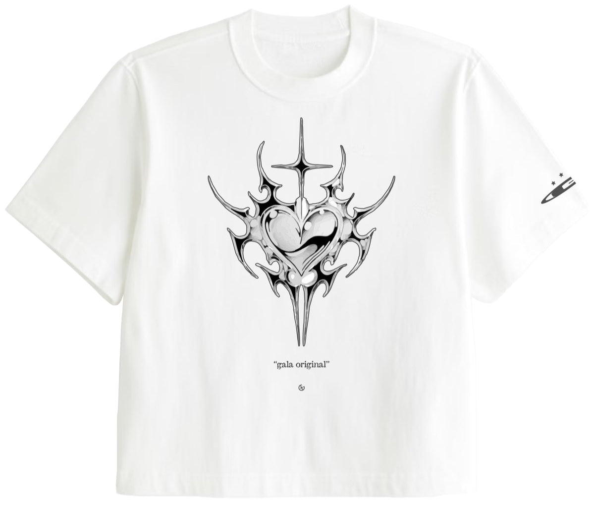 GALA - TINY PIECES TEE - WHITE