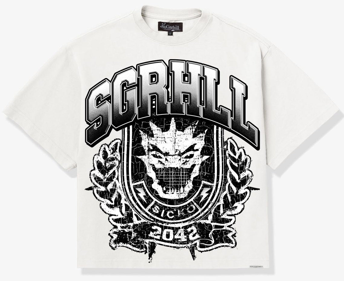 SUGAR HILL - "HONORS" T-SHIRT - (WHITE)