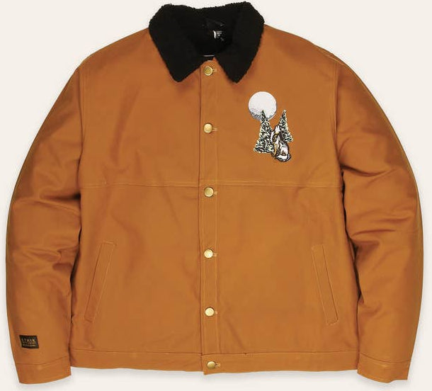 ETHIK - Howler Sherpa Lined Work Jacket - Caramel