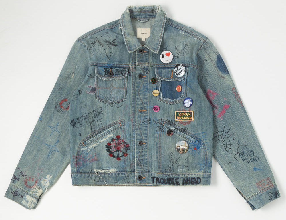 BLDG4 - ORPH EUM JACKET - MEDIUM BLUE