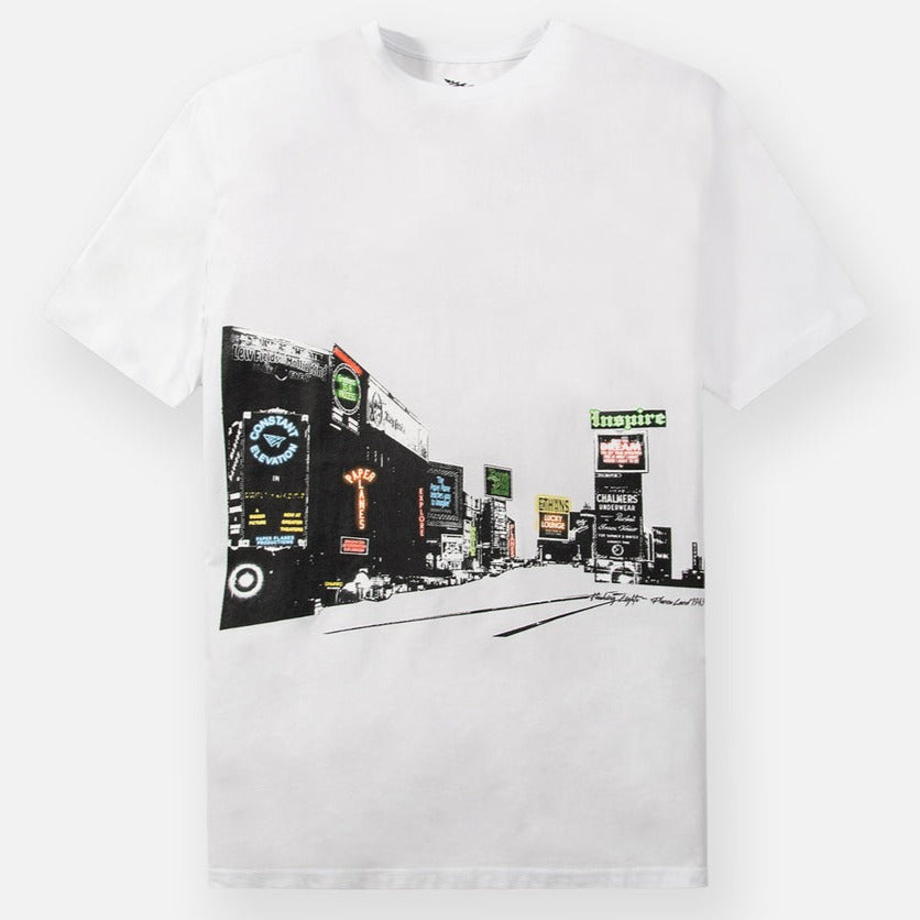 PAPER PLANES - FLASHING LIGHTS TEE - WHITE