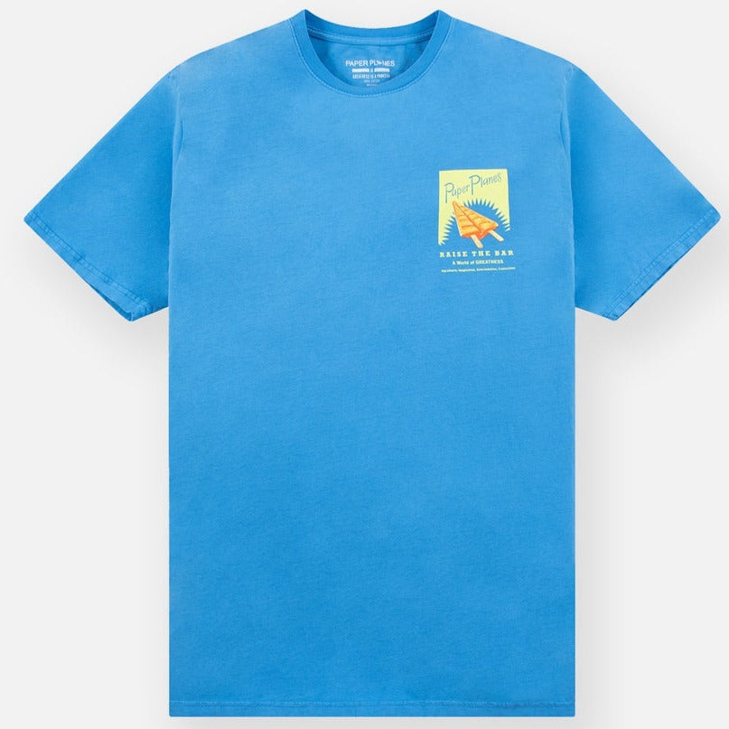 PAPER PLANES - Americana Plane Pops Tee - Azure Blue