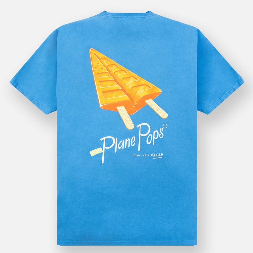 PAPER PLANES - Americana Plane Pops Tee - Azure Blue