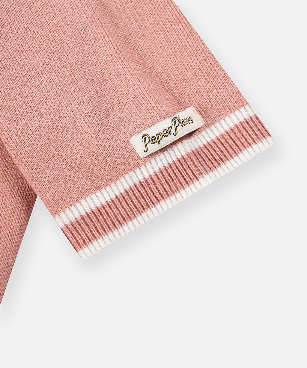 PAPER PLANES - Sweater Bowling Shirt - PALE MAUVE