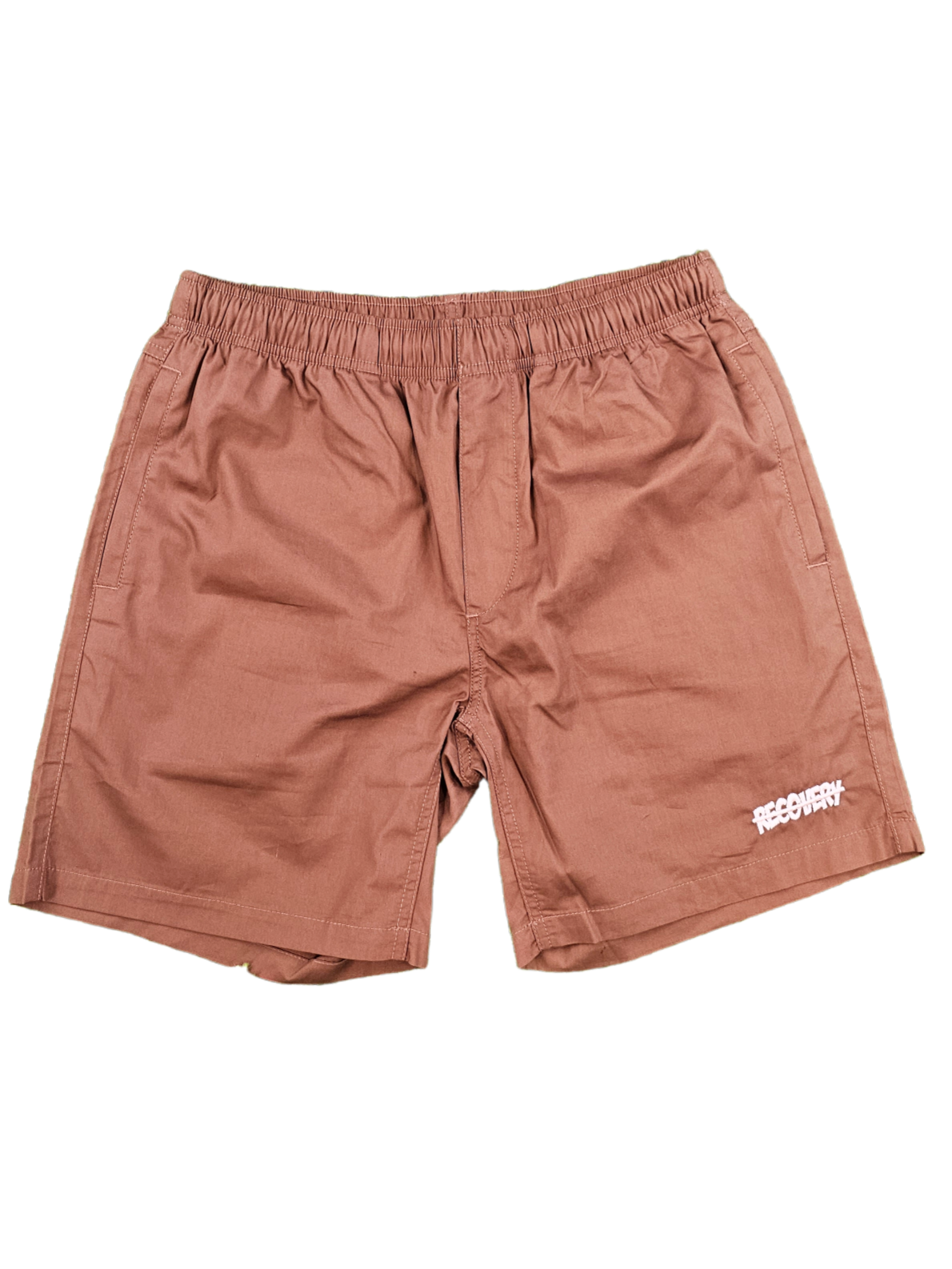 KRISPY ADDICTS - BEACH SHORTS - CLAY