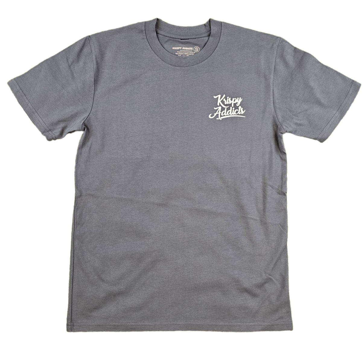 KRISPY ADDICTS - BACK TATT - DENIM BLUE/WHITE