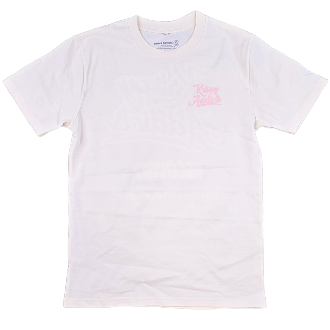KRISPY ADDICTS - BACK TATT - BUTTER (SOFT YELLOW)/SALMON