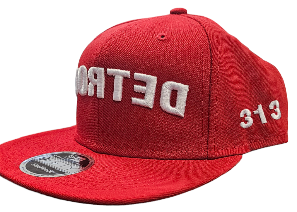 KRISPY ADDICTS - MIRROR DETROIT HAT X NEW ERA - RED