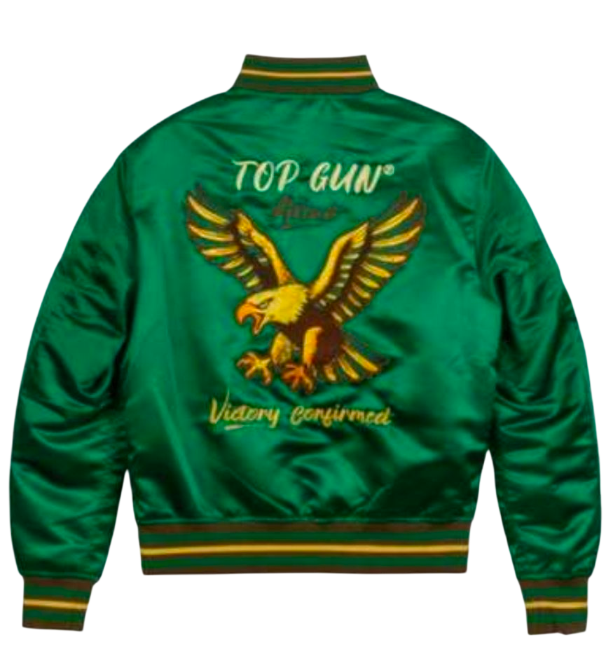 TOP GUN - TOP GUN SATIN EAGLE VARSITY - GREEN