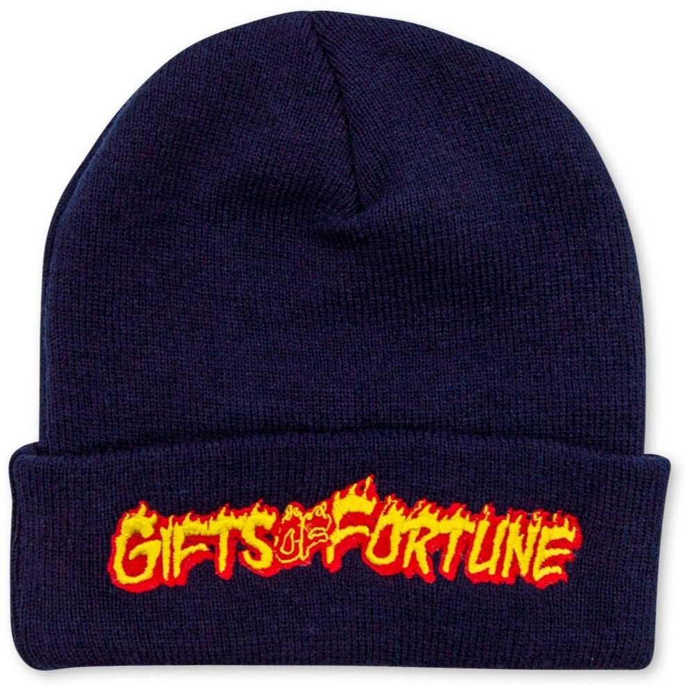GIFT OF FORTUNE - Pyromaniac Beanie - NAVY BLUE
