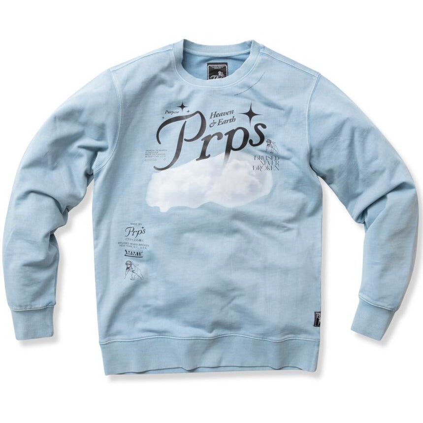 PRPS - BLUE BELL CREWNECK - POWDER BLUE