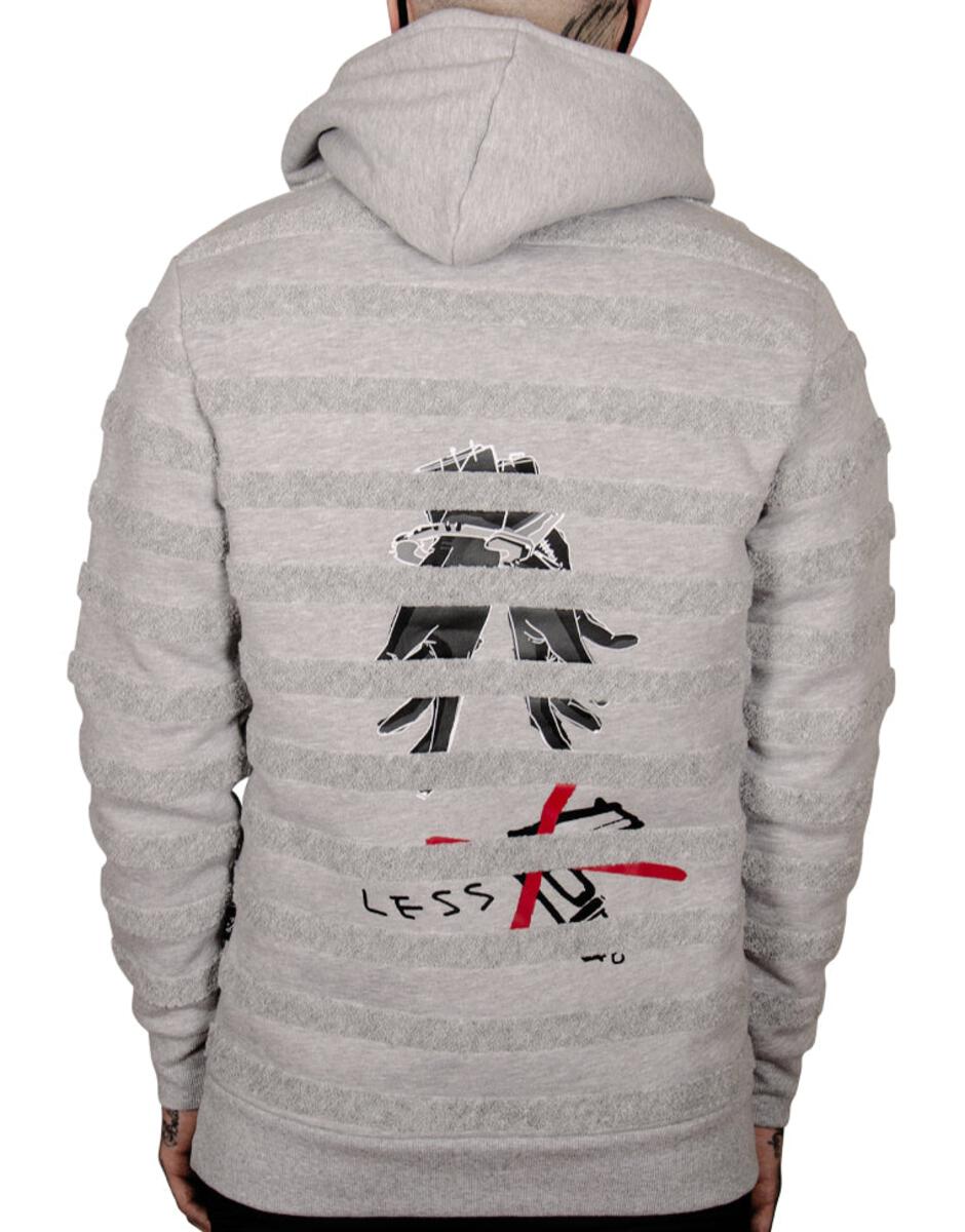 THE HIDEOUT CLOTHING - Undercover Towel Hoodie - CLOUD GREY