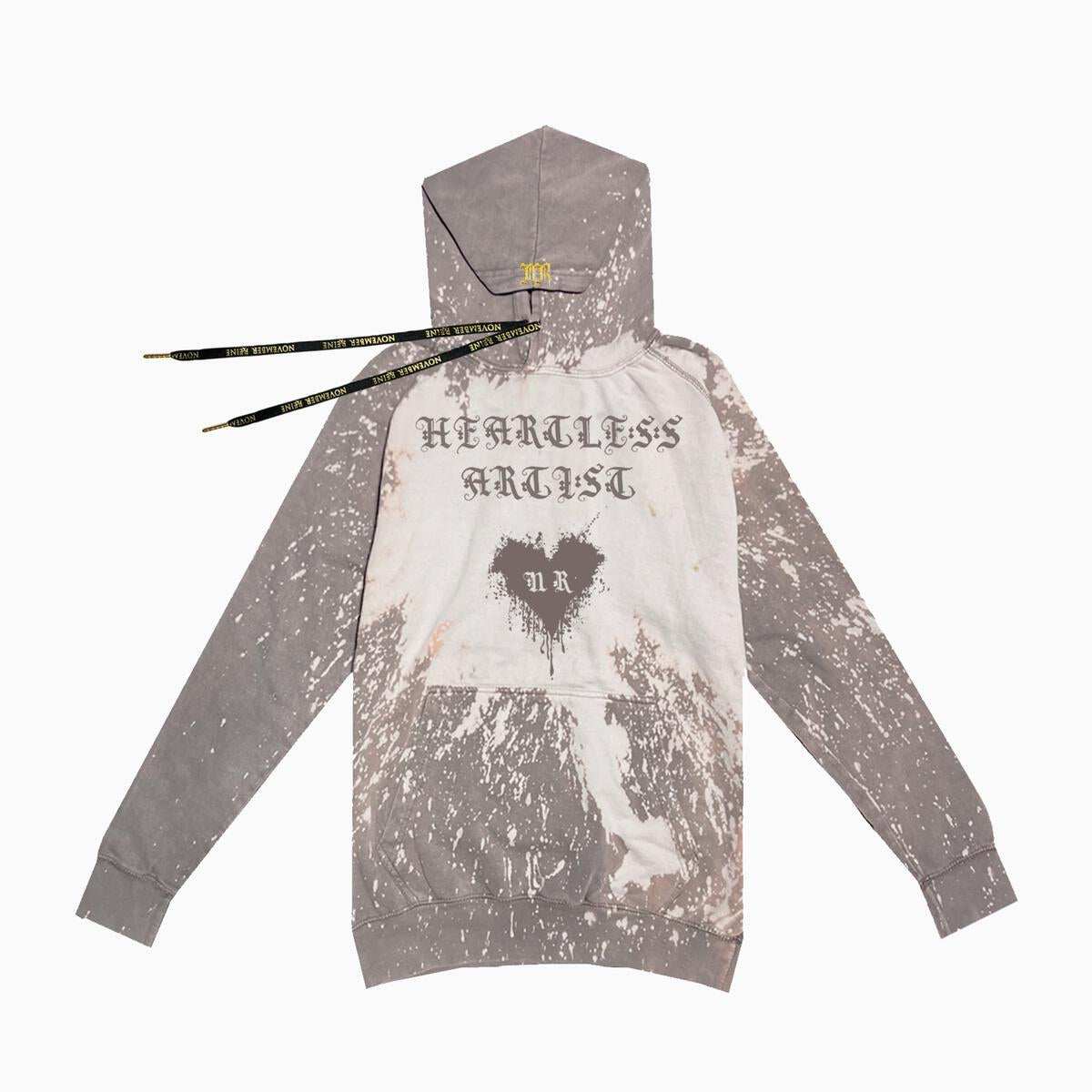 NOVEMBER REINE - EARTLESS ARTIST GRAPHITE HAND DYED IN CALIFORNIA HOODIE - LAVENDER