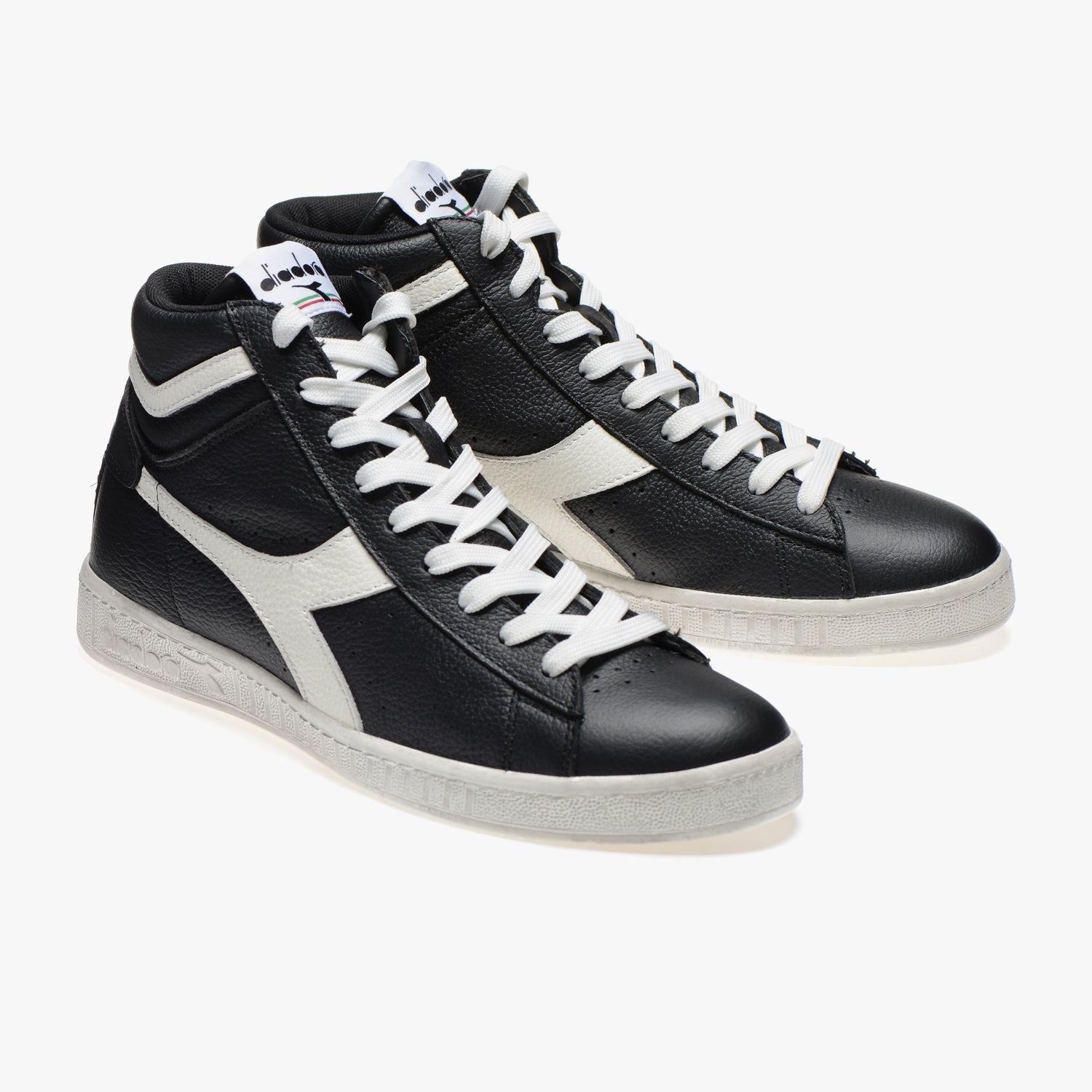 Diadora - Game L High Waxed (black, vintage soles)