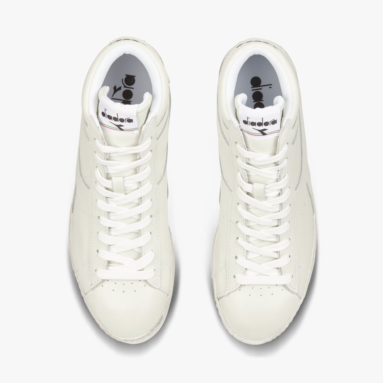 Diadora - Game L High Waxed (white, vintage soles)
