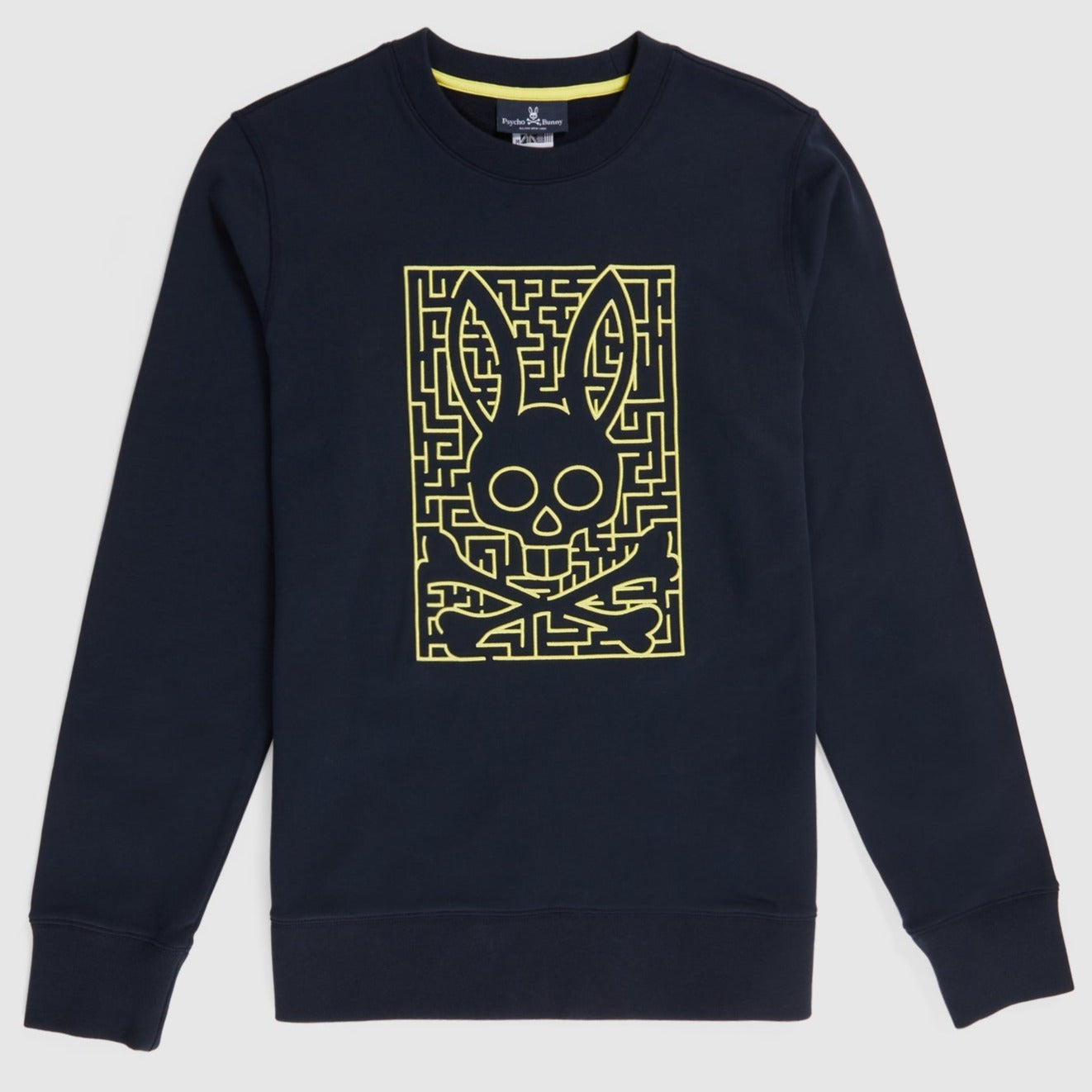PSYCHO BUNNY - MENS PISANI EMBROIDERED SWEATSHORT - NAVY