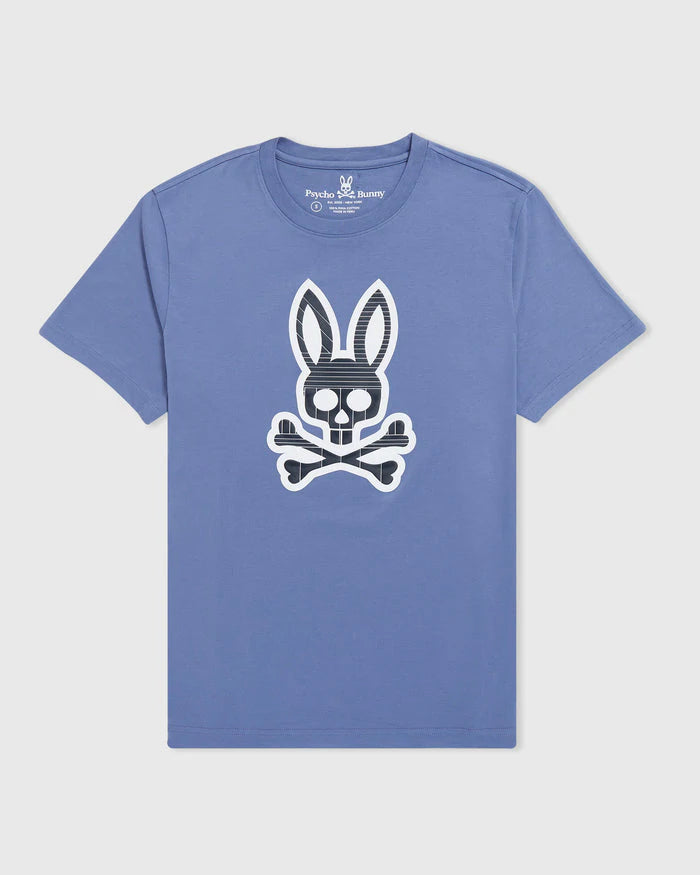 PSYCHO BUNNY - MENS LIAM TEE - HARBOUR
