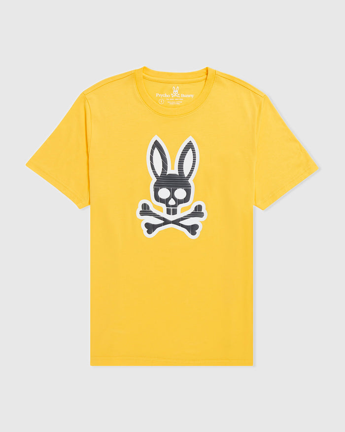 PSYCHO BUNNY - MENS LIAM TEE -GOLDEN RAY