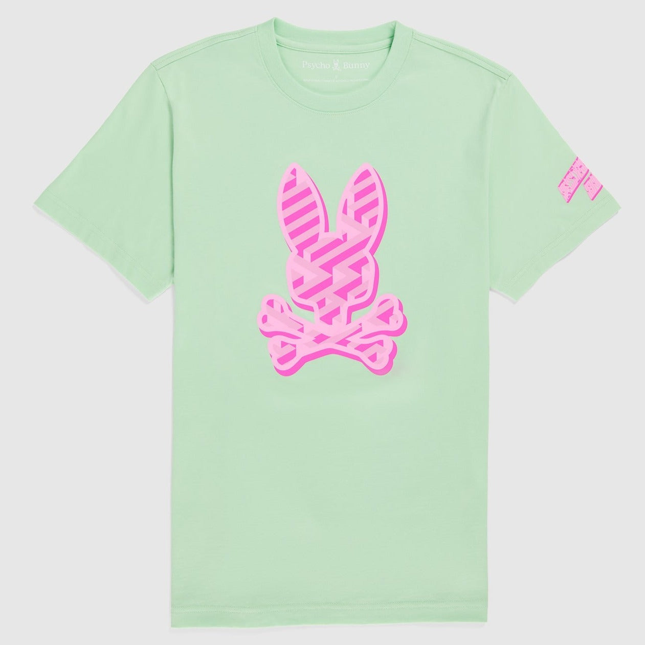 PSYCHO BUNNY - MENS PISANI GRAPHIC TEE - MINT
