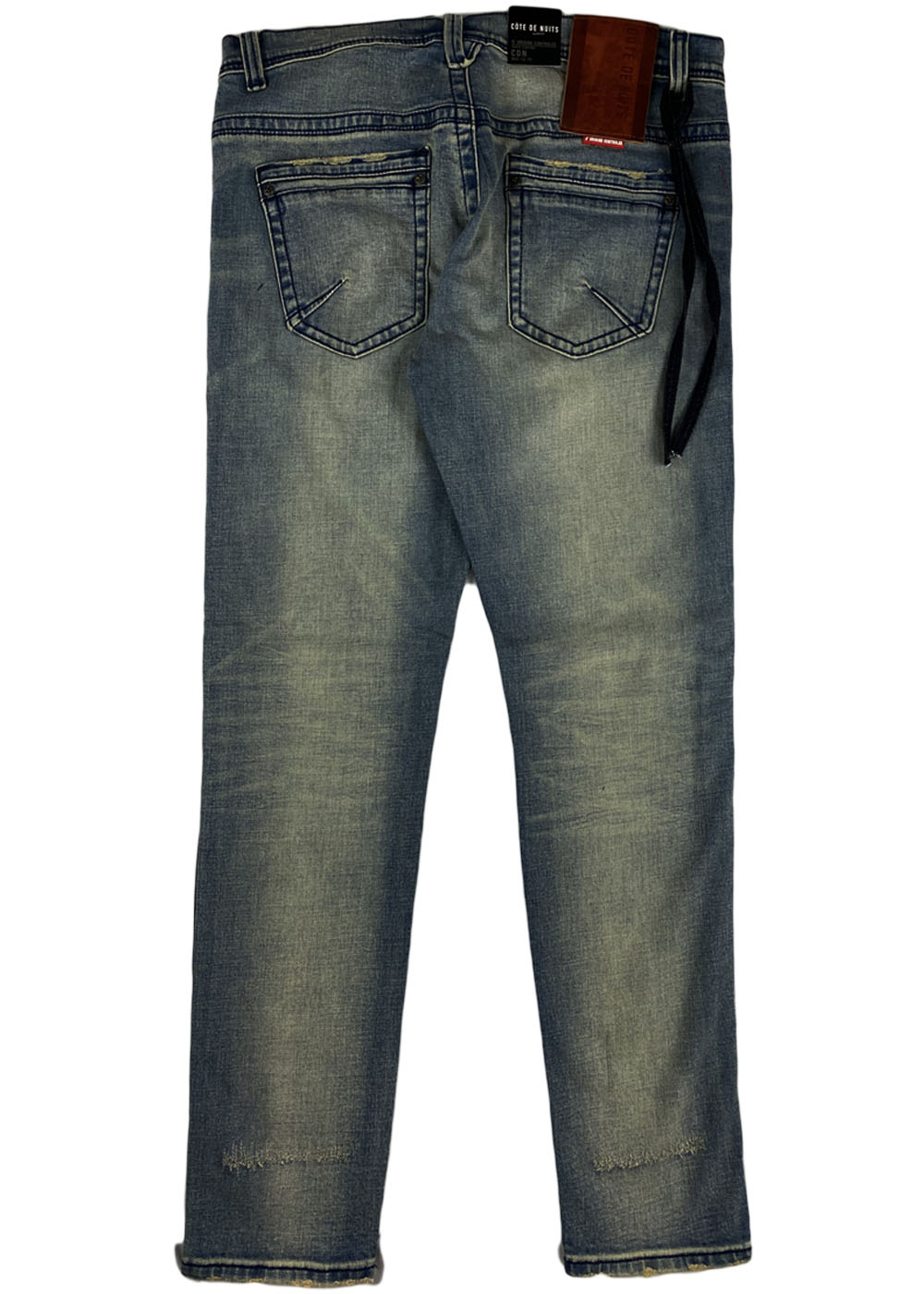 Cote de Nuits - w/Blk Lurex Tape Indigo Jean (cdn-wb-213)