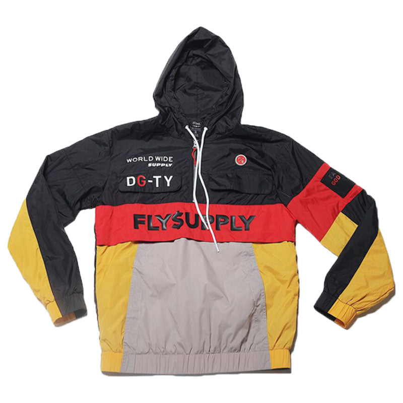 Fly Supply - DGTY Nylon Pullover (black)
