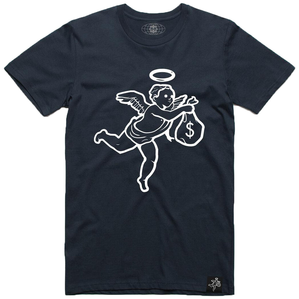 希少　Muerte Tシャツ Lサイズ GET MONEY Hastamuerte - Get Money Angel Tee (navy)