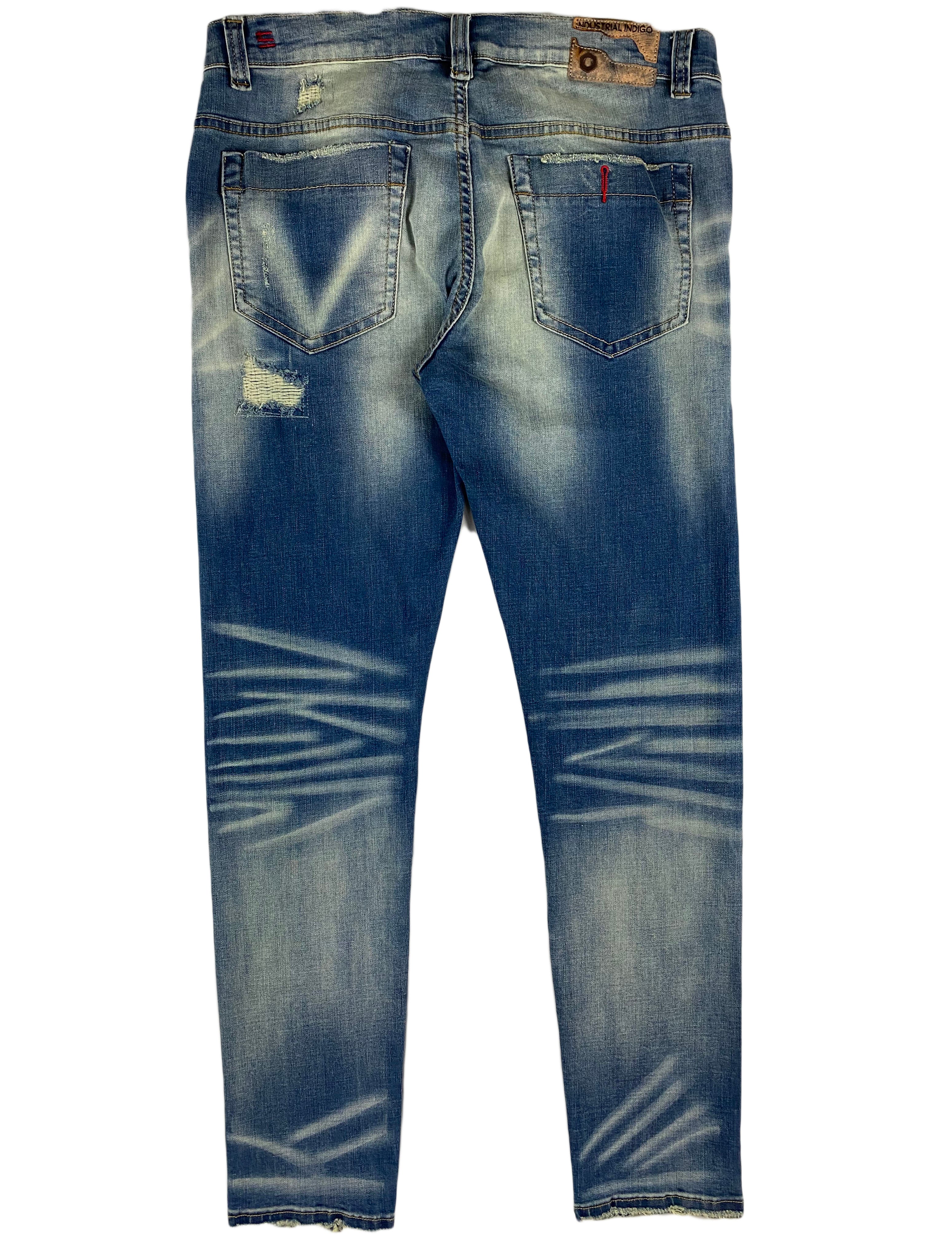 Industrial Indigo - Indigo Clean Ripped (INT-WB-238)