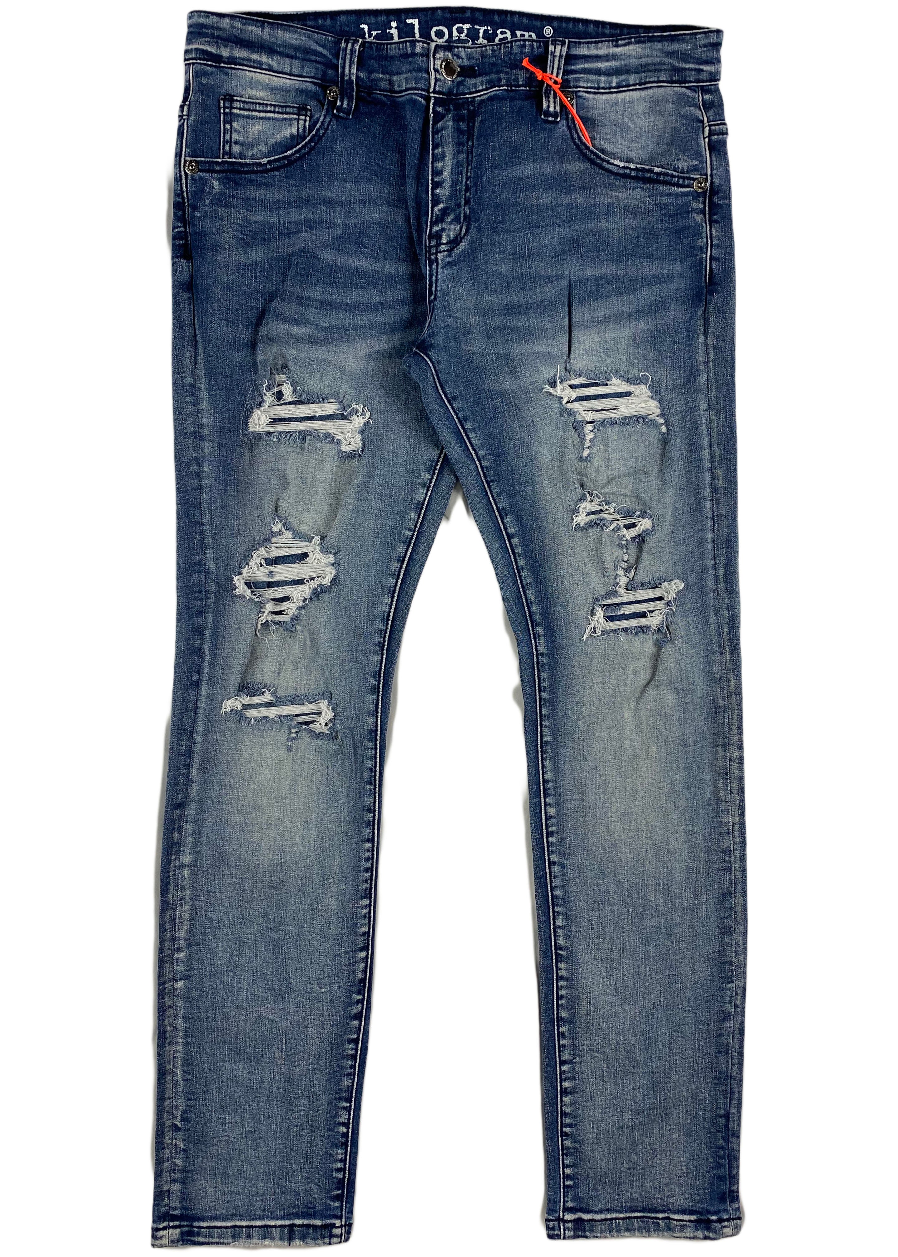 Kilogram - Medium Blue Wash Rips