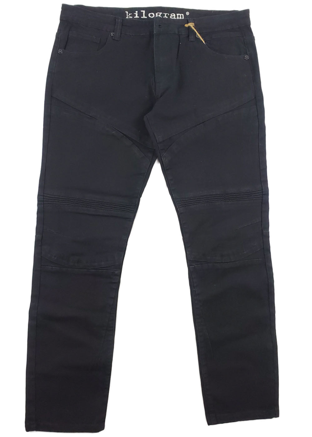 Kilogram Jet Black Plain Jean