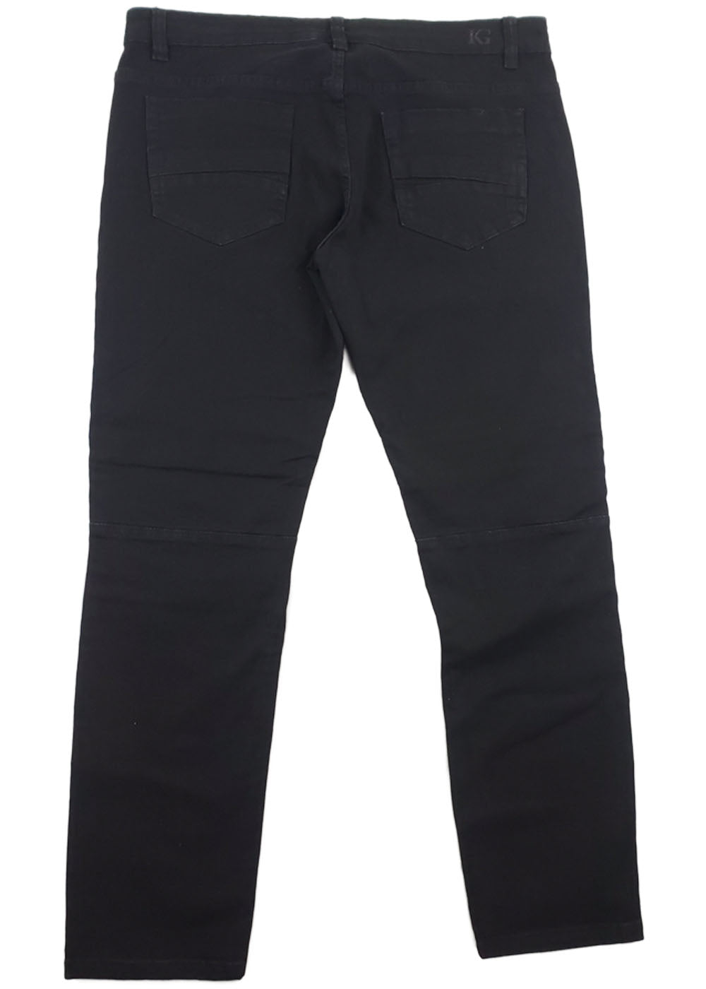 Kilogram Jet Black Plain Jean