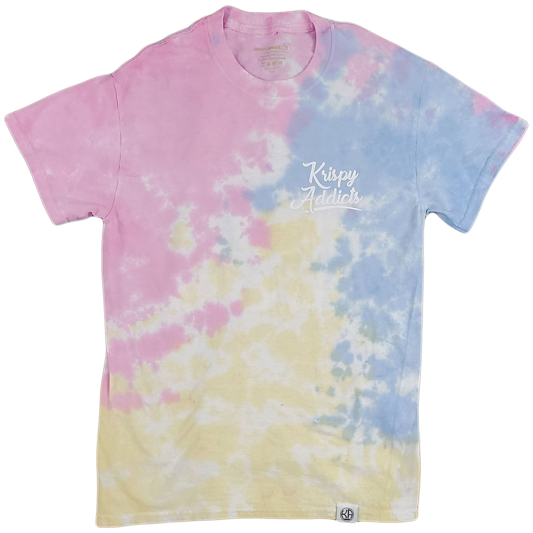 Krispy Addicts - Ballers Are Made Tie Dye Tee (sherbet)
