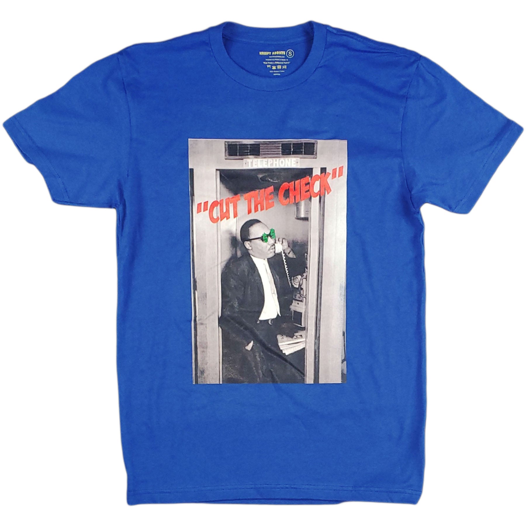 Krispy Addicts - MLK "Cut The Check" (royal blue)