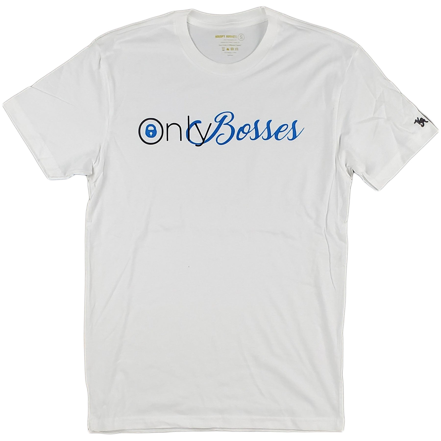 Krispy Addicts - Only Bosses Tee (white)