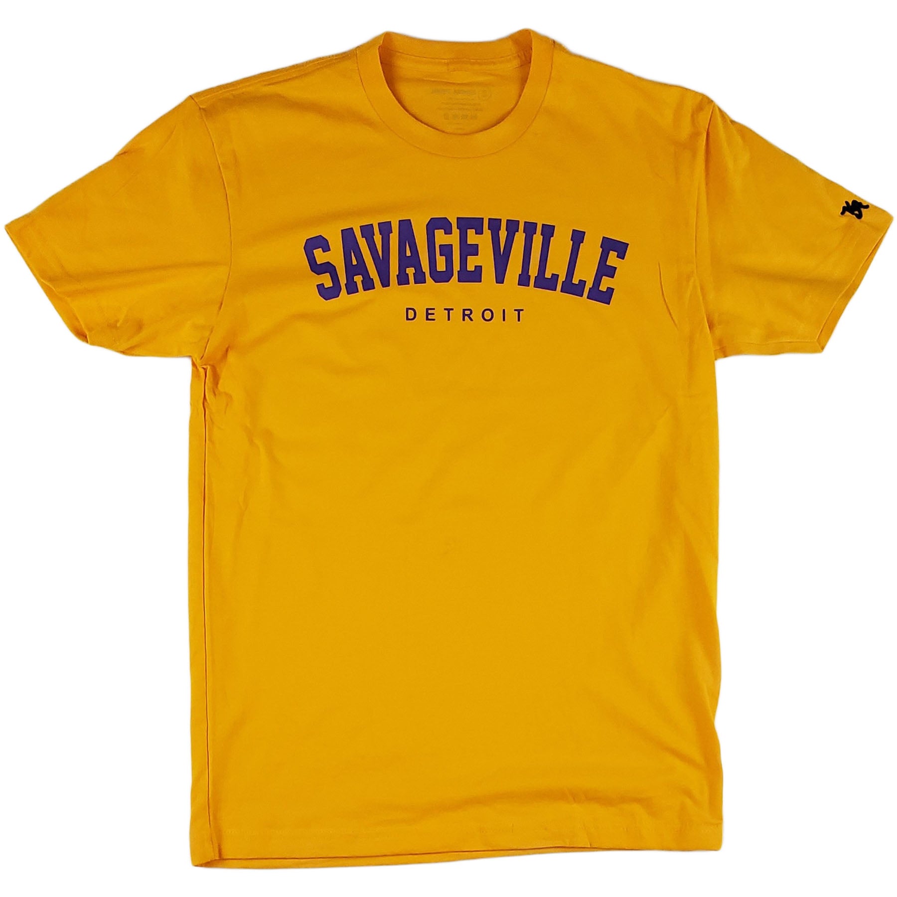 Krispy Addicts - Savageville Detroit Tee (gold_purple)