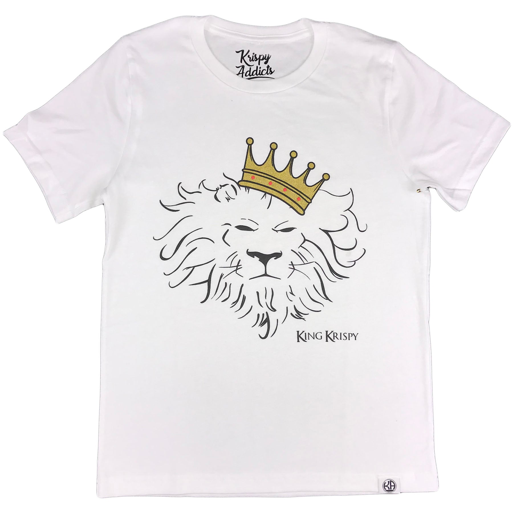 Krispy Addicts King Krispy SS Tee (white)