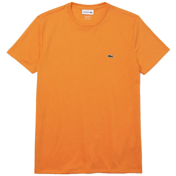 Lacoste - Crew Neck Pima Cotton Jersey T-shirt (lantern orange)