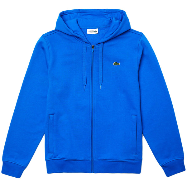 Lacoste Full Zip Hooded Sweatshirt royal blue Krispy Addicts Clothing Boutique