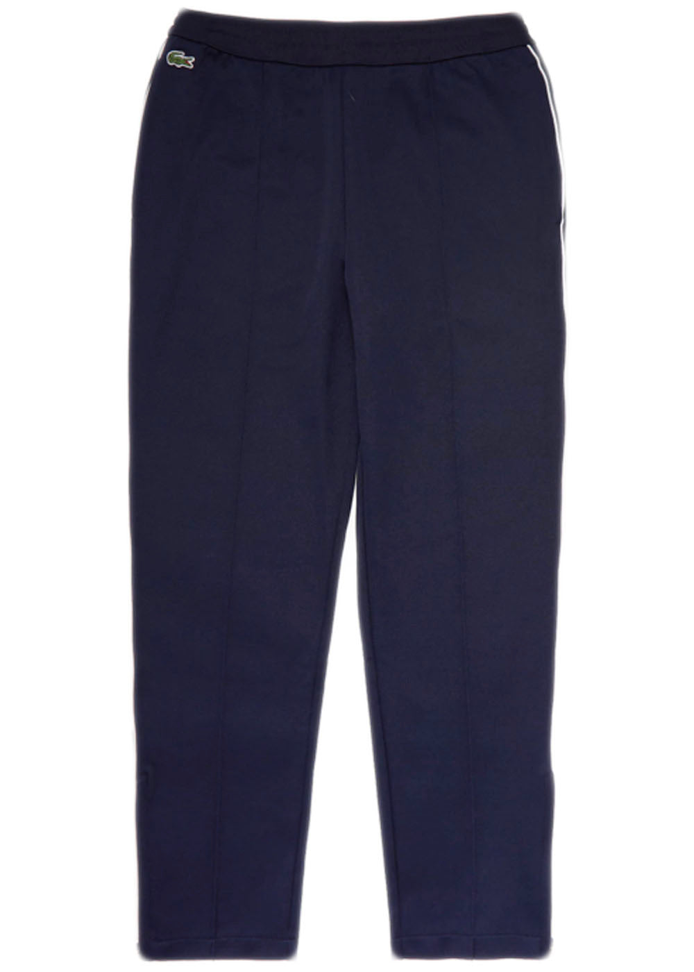 Lacoste - Run-resistant Pleated Tracksuit Pants (navy blue/white)
